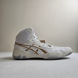 Asics Matblazer Wresting Shoes Size 11 Womens White Champagne 1082A001-102